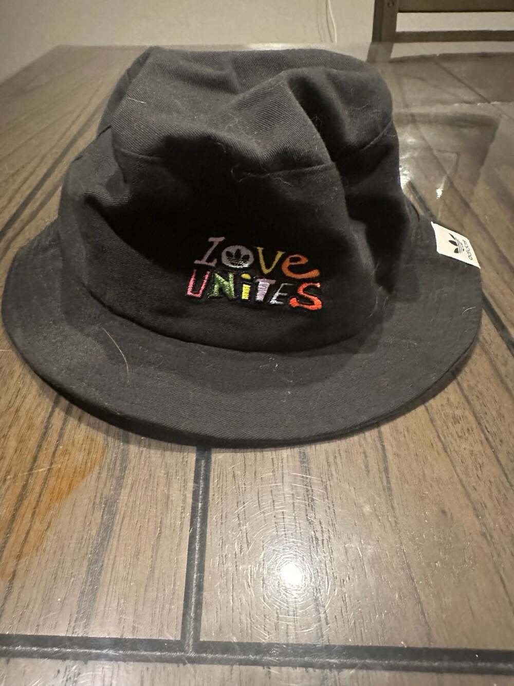 Adidas Love Unites Bucket Hat Black Unisex
